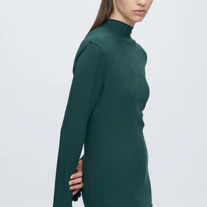 KOTN | High Collared Textured Top (long sleeve)